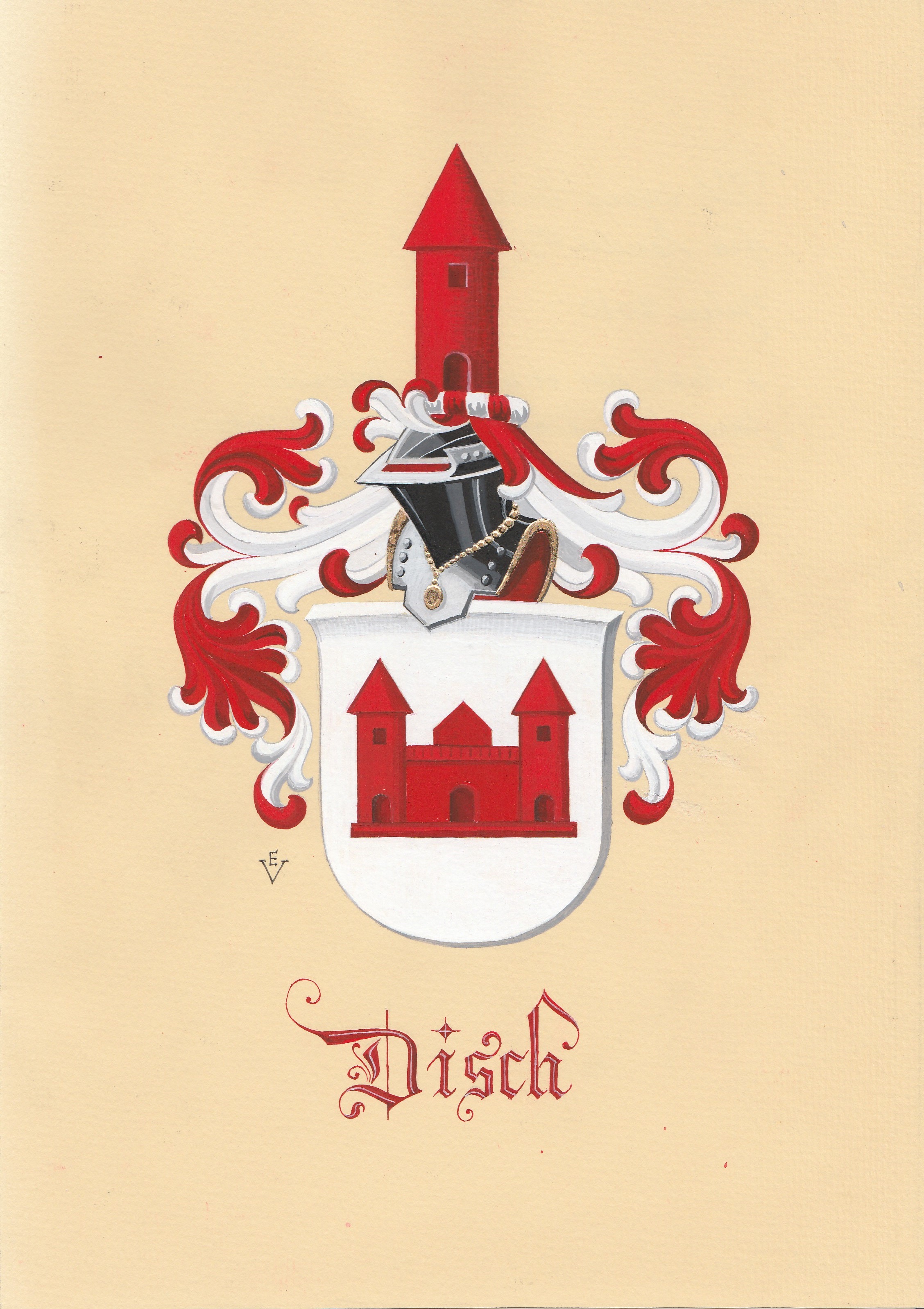 Disch family coat of arms